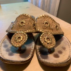 JACK ROGERS Well Loved Jacks Flat Sandal